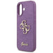 Калъф Guess Fixed Glitter Big 4G за iPhone 17 - лилав