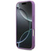 Калъф Guess Fixed Glitter Big 4G за iPhone 17 Pro - лилав