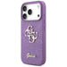 Калъф Guess Fixed Glitter Big 4G за iPhone 17 Pro - лилав
