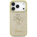 Калъф Guess Fixed Glitter Big 4G за iPhone 17 Pro - златен