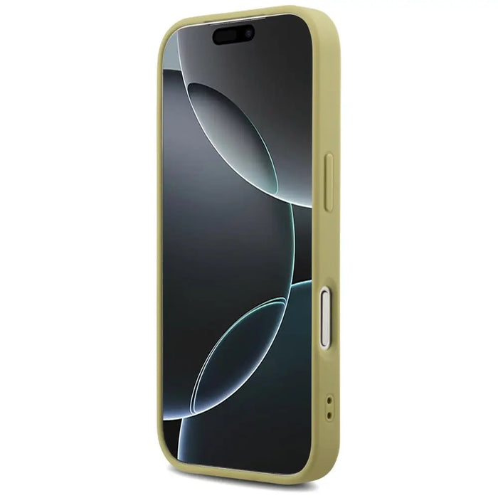 Калъф Guess Fixed Glitter Big 4G за iPhone 17 Pro - златен