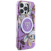 Калъф Guess Glitter Flowers Triangle Buttons MagSafe Case