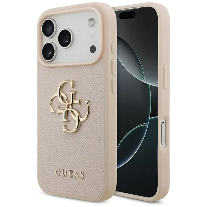 Калъф Guess Grained Big 4G & Classic Logo iPhone 17 Pro