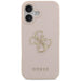 Калъф Guess Grained Big 4G & Classic Logo iPhone 17 - розов