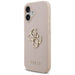 Калъф Guess Grained Big 4G & Classic Logo iPhone 17 - розов