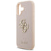 Калъф Guess Grained Big 4G & Classic Logo iPhone 17 - розов