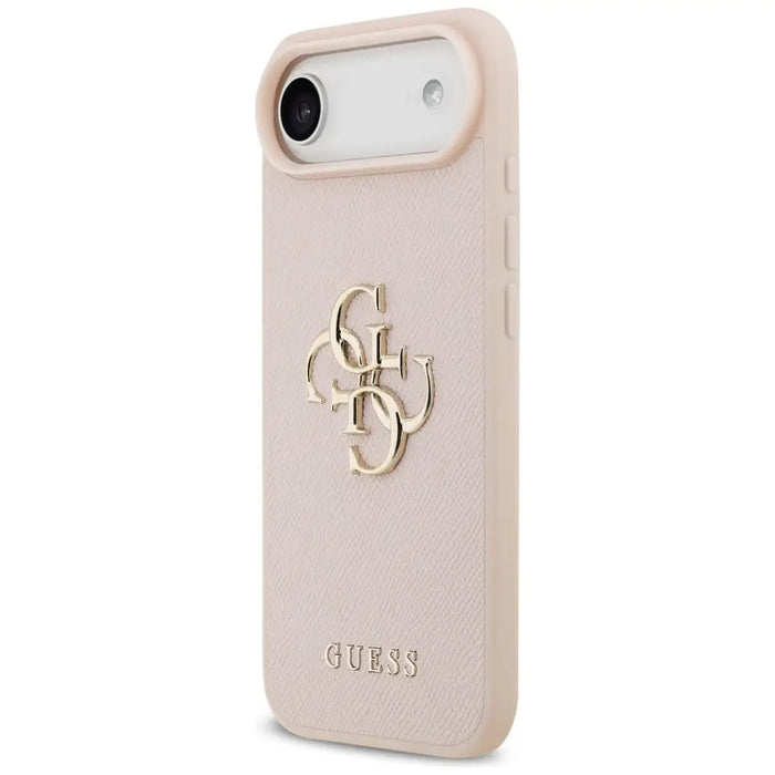Калъф Guess Grained Big 4G & Classic Logo iPhone Air - розов
