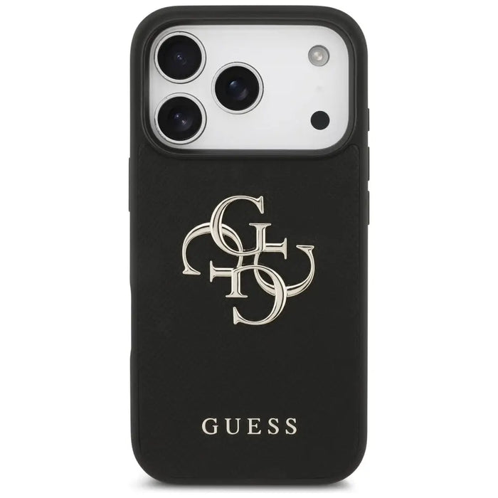 Калъф Guess Grained Big 4G & Classic Logo за iPhone 17 Pro