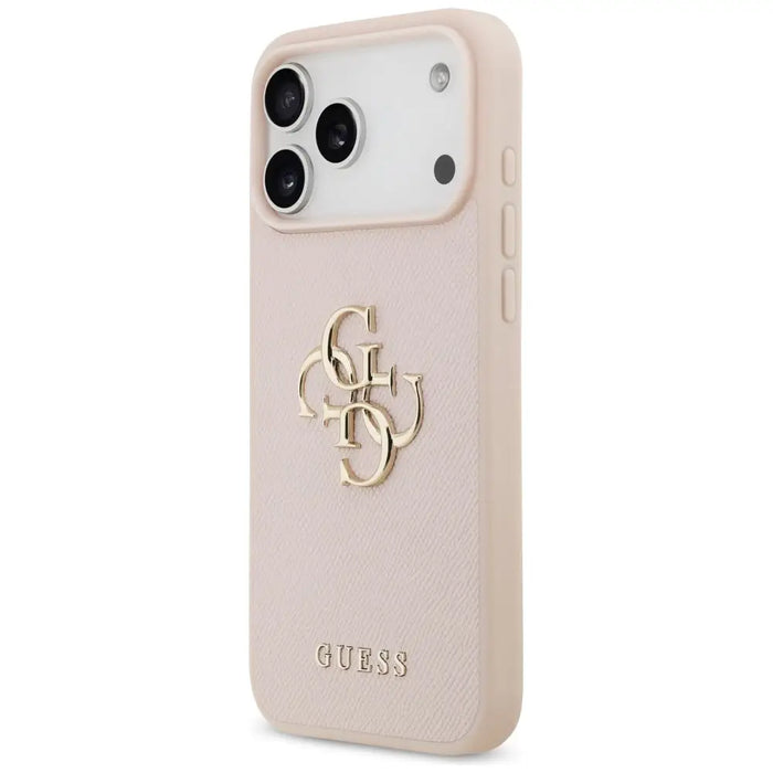 Калъф Guess Grained Big 4G & Classic Logo за iPhone 17 Pro