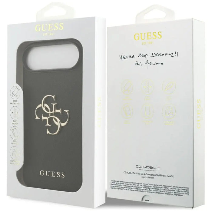 Калъф Guess Grained Big 4G & Classic Logo за iPhone Air