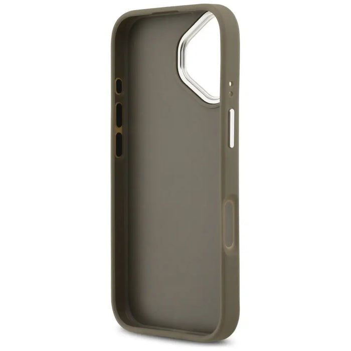 Калъф Guess Grained Big 4G Classic Logo iPhone 17 - кафяв