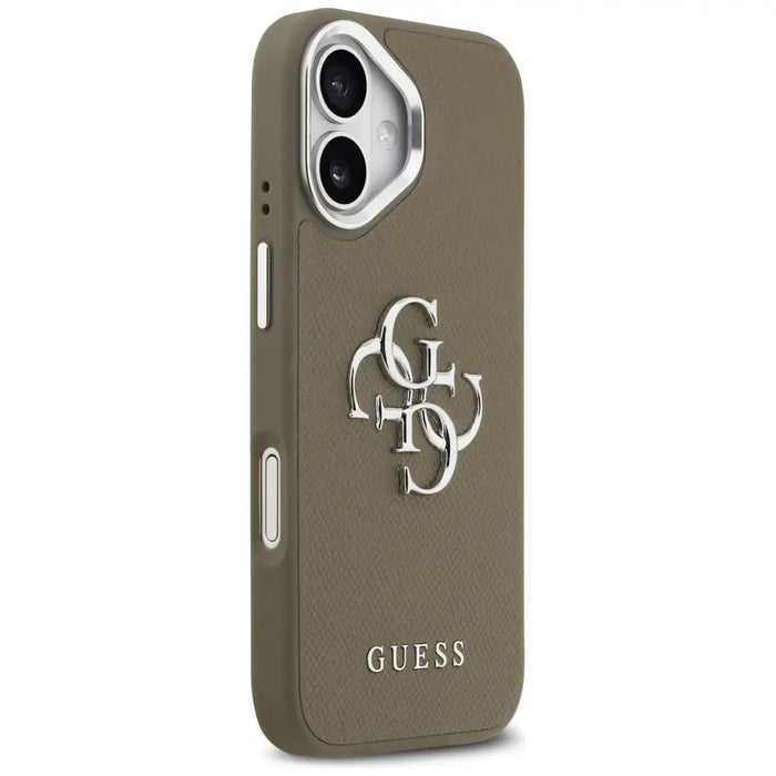 Калъф Guess Grained Big 4G Classic Logo iPhone 17 - кафяв