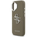 Калъф Guess Grained Big 4G Classic Logo iPhone 17 - кафяв