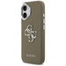 Калъф Guess Grained Big 4G Classic Logo iPhone 17 - кафяв