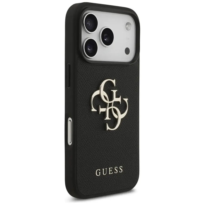 Калъф Guess Grained Big 4G & Classic Logo за iPhone 17 Pro