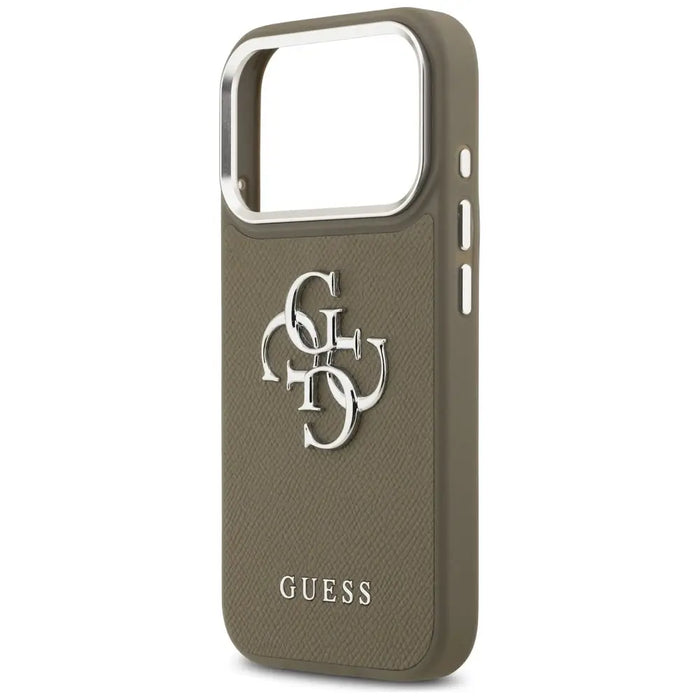 Калъф Guess Grained Big 4G Classic Logo за iPhone 17 Pro