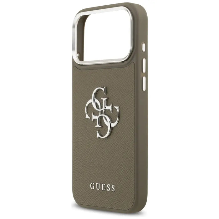 Калъф Guess Grained Big 4G Classic Logo за iPhone 17 Pro