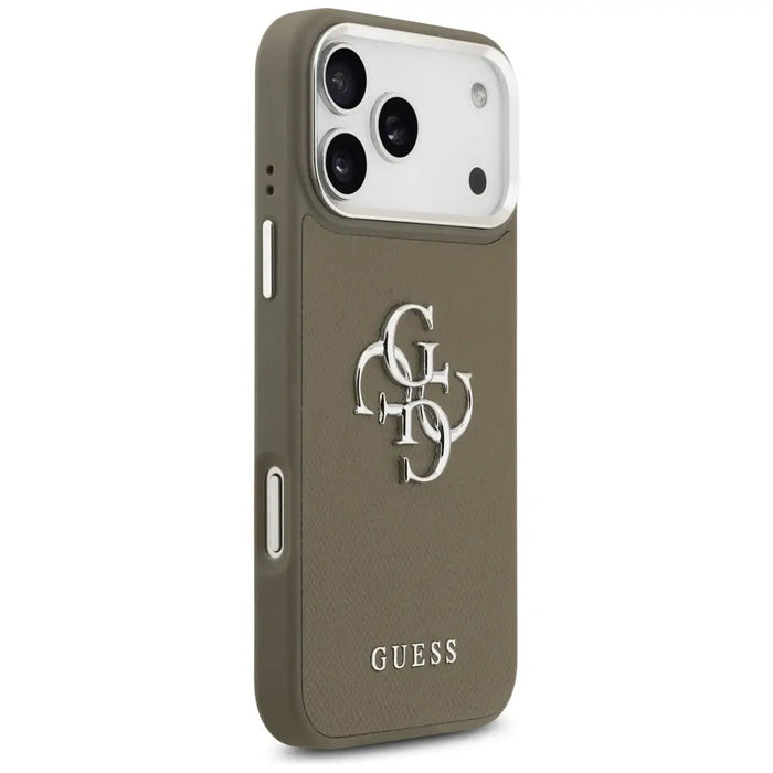 Калъф Guess Grained Big 4G Classic Logo за iPhone 17 Pro