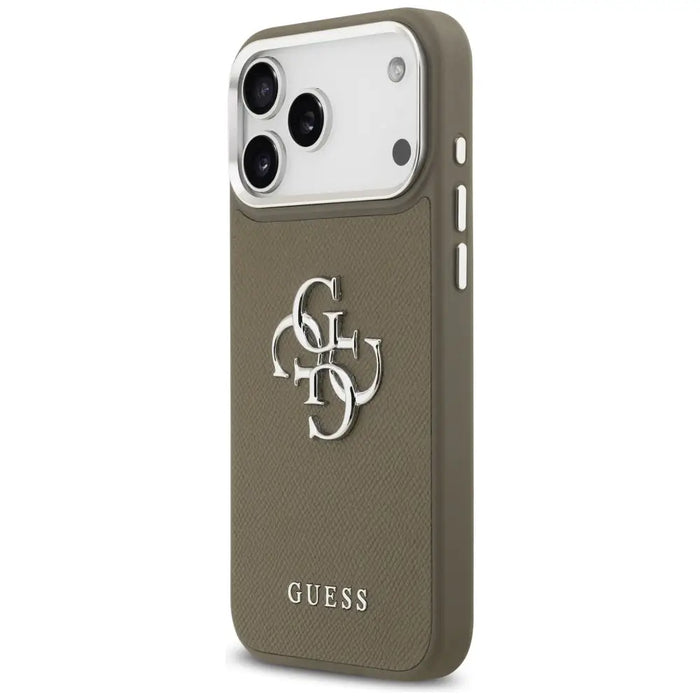 Калъф Guess Grained Big 4G Classic Logo за iPhone 17 Pro