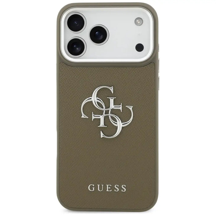 Калъф Guess Grained Big 4G Classic Logo за iPhone 17 Pro
