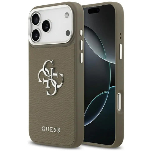 Калъф Guess Grained Big 4G Classic Logo за iPhone 17 Pro