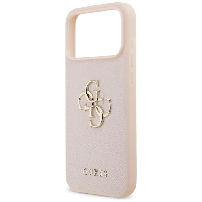 Калъф Guess Grained Big 4G & Classic Logo за iPhone 17 Pro
