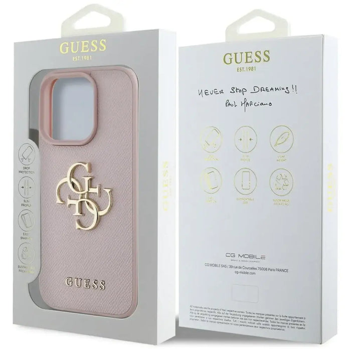 Калъф Guess Grained Big 4G Logo Small Classic Logo iPhone