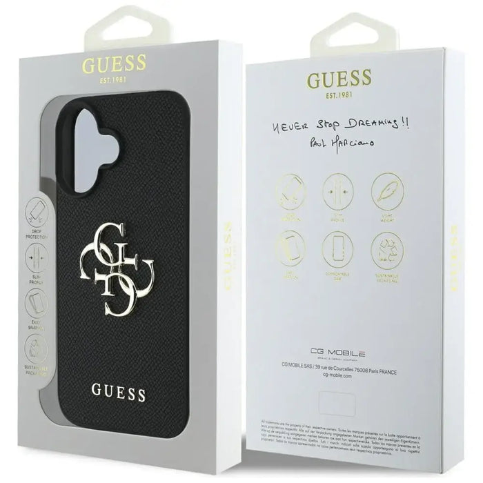 Калъф Guess Grained Big 4G Logo Small Classic Logo