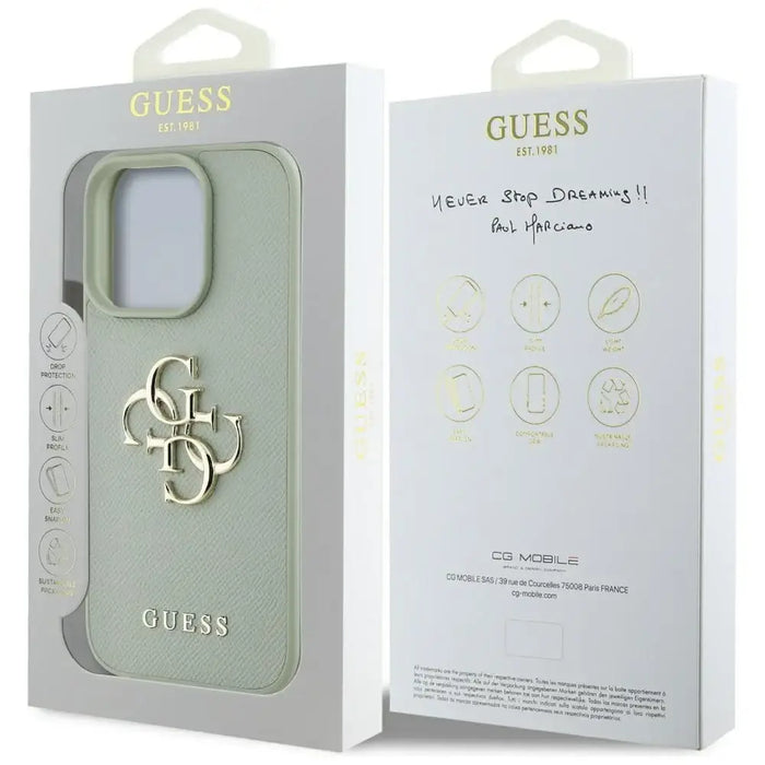 Калъф Guess Grained Big 4G Logo Small Classic Logo