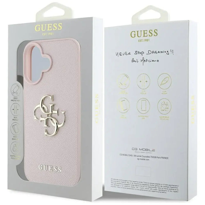 Калъф Guess Grained Big 4G Logo Small Classic Logo