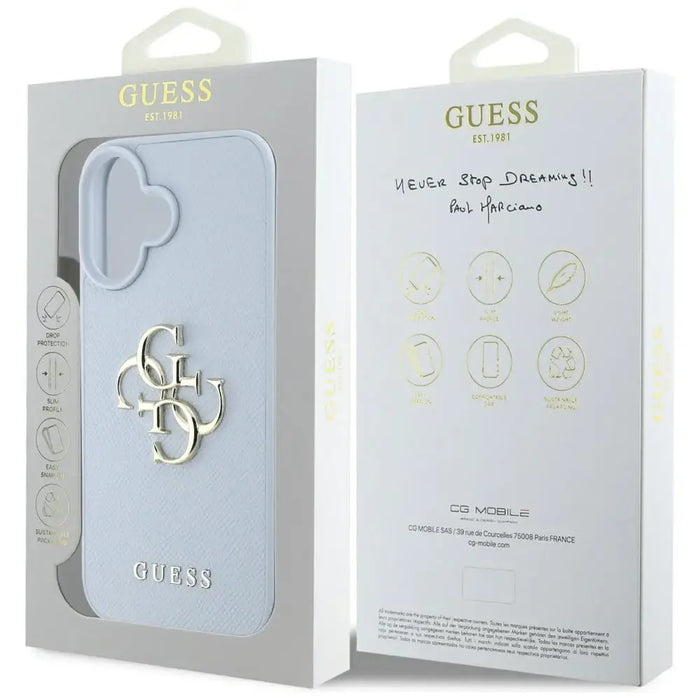 Калъф Guess Grained Big 4G Logo Small Classic Logo