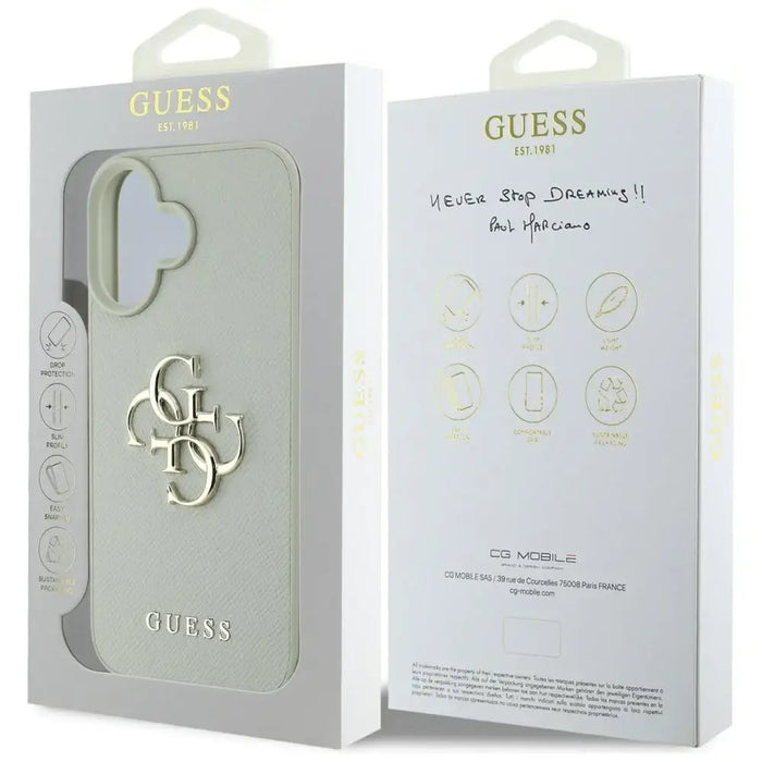 Калъф Guess Grained Big 4G Logo Small Classic Logo