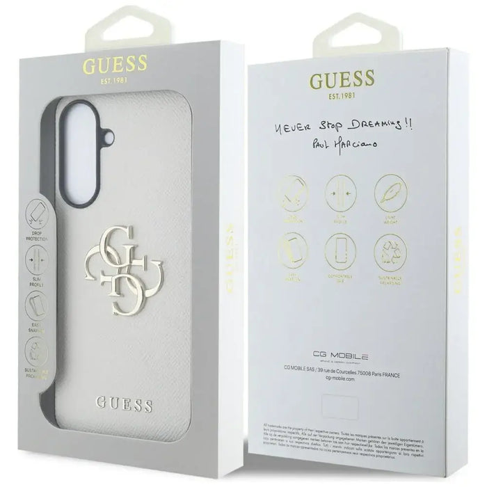 Калъф Guess Grained Big 4G Logo Small Classic Logo