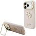Калъф Guess Grained Big 4G със стойка и камера за iPhone 17