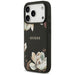 Калъф Guess Grained Flowers Classic Logo MagSafe за iPhone
