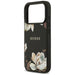 Калъф Guess Grained Flowers Classic Logo MagSafe за iPhone