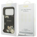 Калъф Guess Grained Flowers Classic Logo MagSafe за iPhone
