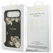 Калъф Guess Grained Flowers Classic Logo MagSafe за iPhone