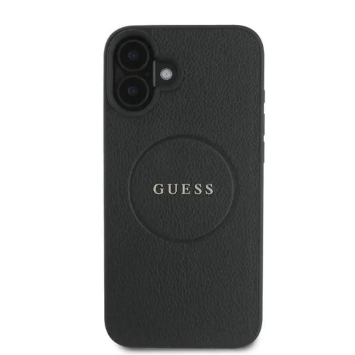 Калъф Guess Grained Gold Ring MagSafe за iPhone 16 Plus