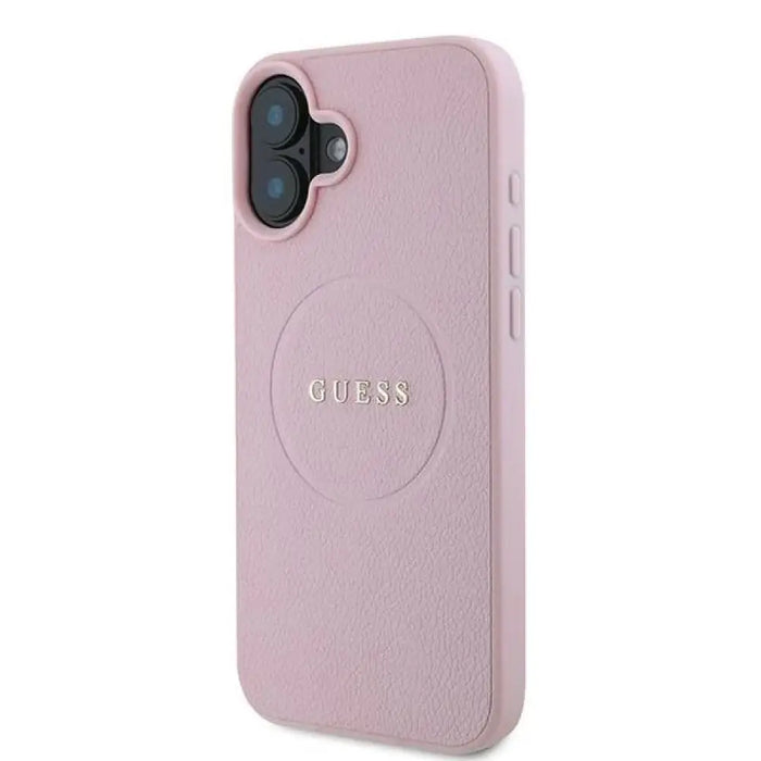 Калъф Guess Grained Gold Ring MagSafe за iPhone 16 Plus