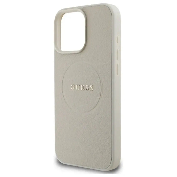 Калъф Guess Grained Gold Ring MagSafe за iPhone 16 Pro Max