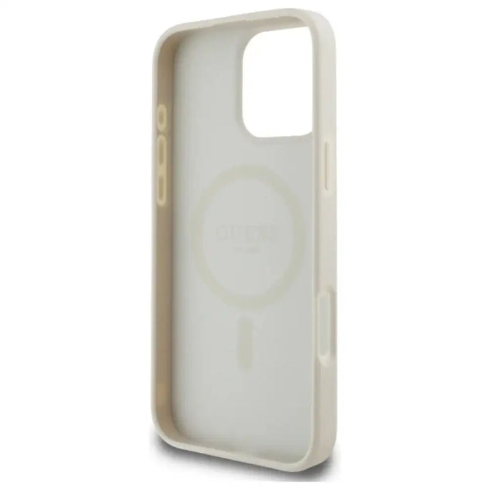 Калъф Guess Grained Gold Ring MagSafe за iPhone 16 Pro Max