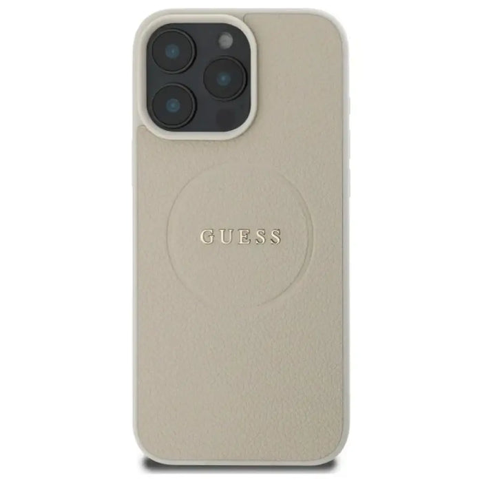 Калъф Guess Grained Gold Ring MagSafe за iPhone 16 Pro Max