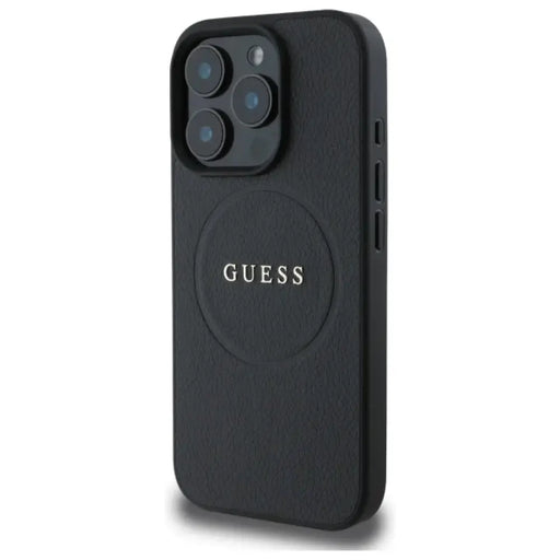 Калъф Guess Grained Gold Ring MagSafe за iPhone 16 Pro Max