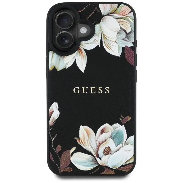 Калъф Guess Grained Printed Flower Pattern MagSafe