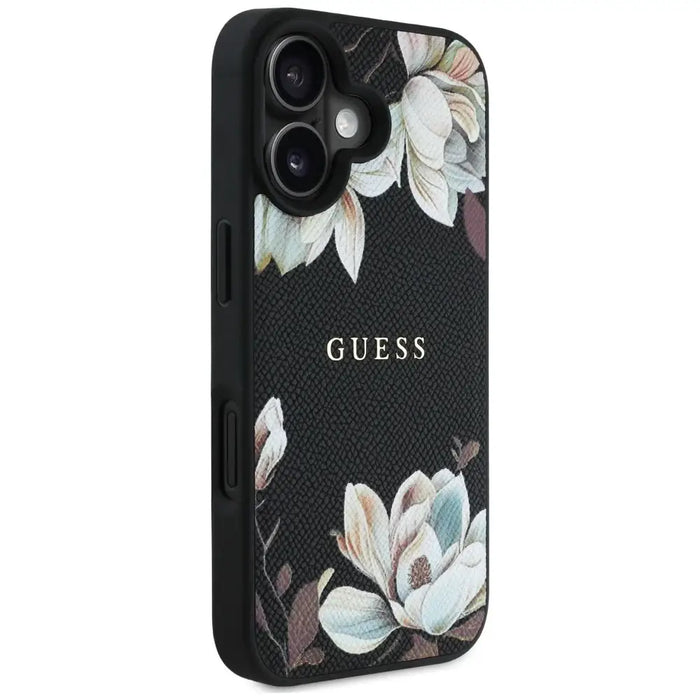 Калъф Guess Grained Printed Flower Pattern MagSafe