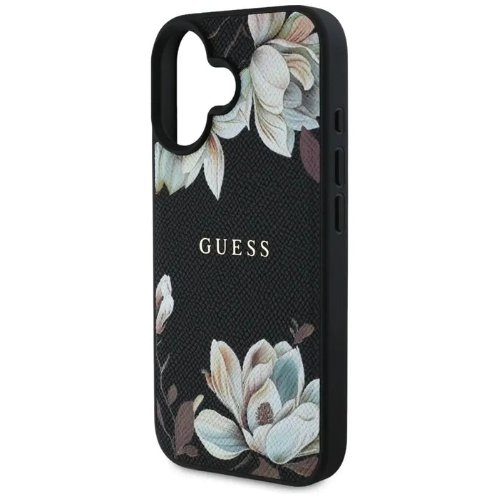 Калъф Guess Grained Printed Flower Pattern MagSafe