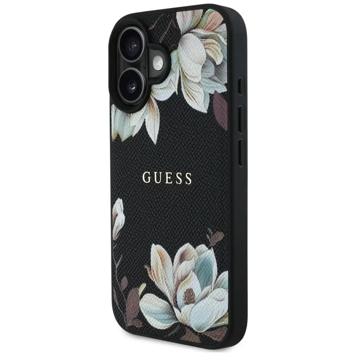 Калъф Guess Grained Printed Flower Pattern MagSafe
