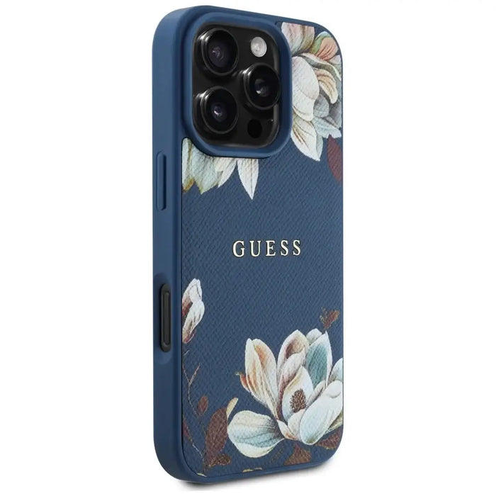 Калъф Guess Grained Printed Flower Pattern MagSafe