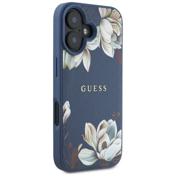 Калъф Guess Grained Printed Flower Pattern MagSafe